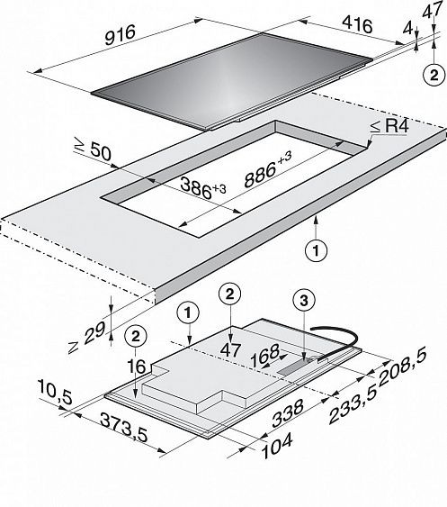 Варочная панель MIELE KM6699 FACETTE купить с доставкой по Москве и Московской области в интернет-магазине АваТехно