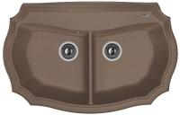 Кухонная мойка FLORENTINA Эмилия 870 мокко (20.365.F0870.303)