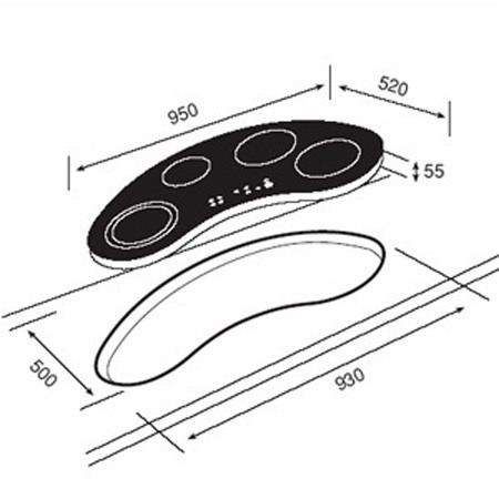Варочная панель TEKA VR TC 95 (40206060) купить с доставкой по Москве и Московской области в интернет-магазине АваТехно