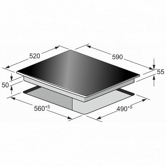 Встраиваемая индукционная варочная панель Kaiser KCT 6730 FIG купить с доставкой по Москве и Московской области в интернет-магазине АваТехно
