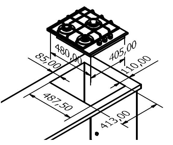 Варочная поверхность KUPPERSBERG FQ 42 B купить с доставкой по Москве и Московской области в интернет-магазине АваТехно