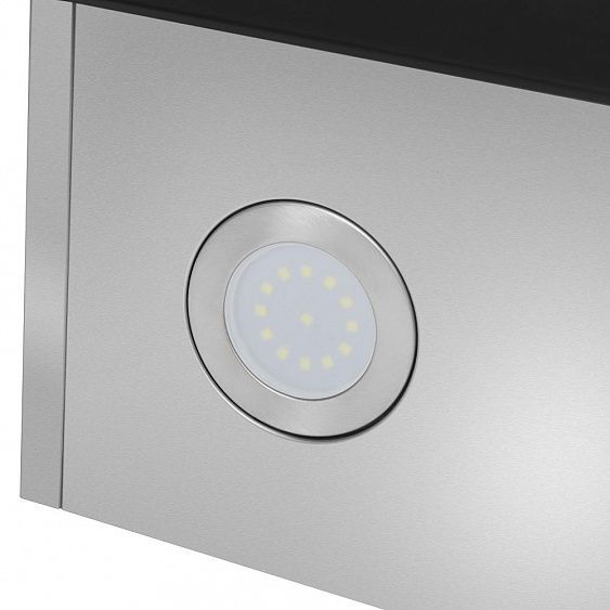 Каминная вытяжка MAUNFELD Bridge 60 нержавейка/черное стекло купить с доставкой по Москве и Московской области в интернет-магазине АваТехно