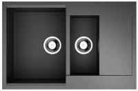 Мойка OMOIKIRI Daisen 78-2-BL Artgranit/черный 4993334