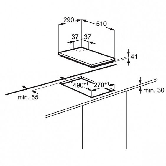 Поверхность ELECTROLUX egg 3322 nox купить с доставкой по Москве и Московской области в интернет-магазине АваТехно
