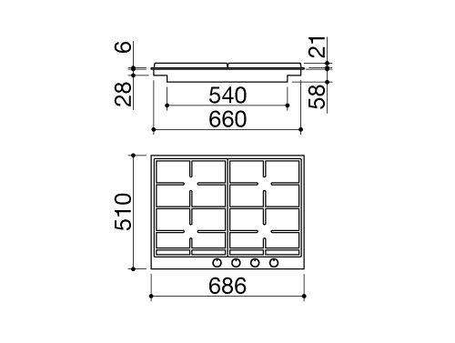 Варочная поверхность BARAZZA 1PBF74 купить с доставкой по Москве и Московской области в интернет-магазине АваТехно