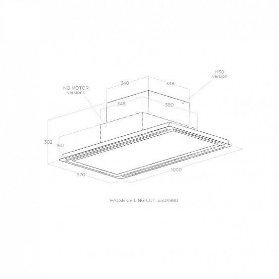 Вытяжка ELICA HILIGHT H30 WH/A/100 купить с доставкой по Москве и Московской области в интернет-магазине АваТехно