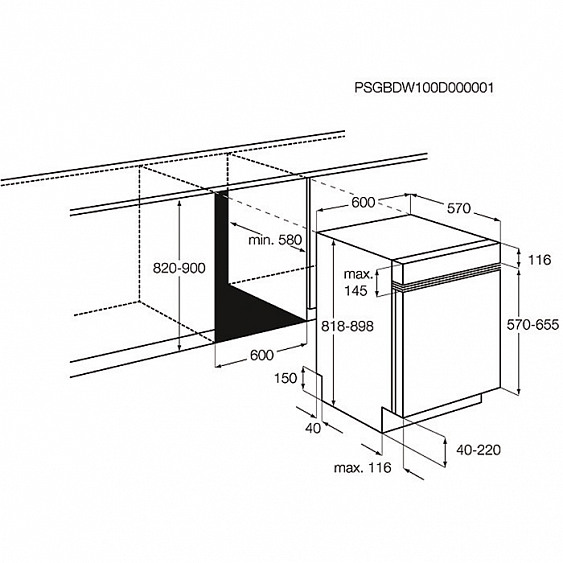 Посудомоечная машина встраиваемая полноразмерная ELECTROLUX esi 67040 xr купить с доставкой по Москве и Московской области в интернет-магазине АваТехно