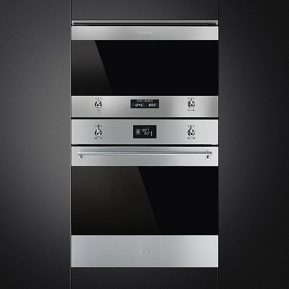 Микроволновая печь SMEG MP322X1 купить с доставкой по Москве и Московской области в интернет-магазине АваТехно
