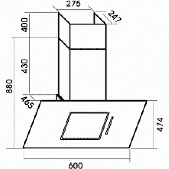Вытяжка ELICA SHIRE WH/A/60 купить с доставкой по Москве и Московской области в интернет-магазине АваТехно