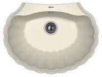 Кухонная мойка FLORENTINA Гребешок жасмин (20.345.E0695.201)