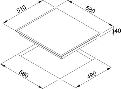 Поверхность FRANKE fhb 6004 4c ts купить с доставкой по Москве и Московской области в интернет-магазине АваТехно