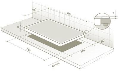 Поверхность DE DIETRICH dti 1167 xe купить с доставкой по Москве и Московской области в интернет-магазине АваТехно