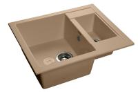 Кухонная мойка GRANFEST Quadro GF-Q610K топаз