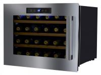 Винный шкаф DUNAVOX  built-in dx-24.56bsk(в) (петли слева)