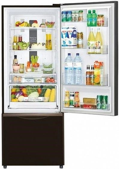 Холодильник HITACHI R-B 502 PU6 GBW коричневое стекло купить с доставкой по Москве и Московской области в интернет-магазине АваТехно