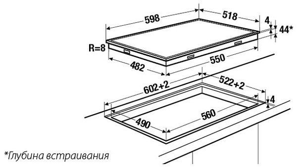 Поверхность KUPPERSBUSCH ekef6342.1 купить в Москве цена в интернет-магазине АваТехно