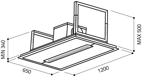 Вытяжка ELICA CLOUD NINE WH/A/120 купить с доставкой по Москве и Московской области в интернет-магазине АваТехно