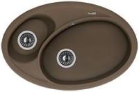 Кухонная мойка FLORENTINA Селена 780 коричневый