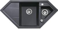 Кухонная мойка TEKA astral 80 e-tg черный металлик