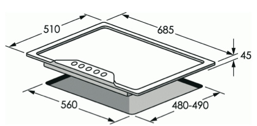 Поверхность KAISER kg 50.700 gzrg купить с доставкой по Москве и Московской области в интернет-магазине АваТехно