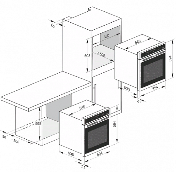 Духовой шкаф KAISER eh 6967 n vbe купить с доставкой по Москве и Московской области в интернет-магазине АваТехно