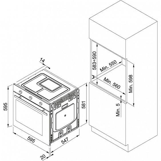 Духовой шкаф  FRANKE MA 82 M BK/F 67  (116.0541.718 ) купить с доставкой по Москве и Московской области в интернет-магазине АваТехно