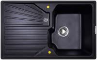 Кухонная мойка ZIGMUND & SHTAIN kaskade 800(черный базальт)