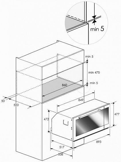 Духовой шкаф Fulgor Milano CO 9014 TC нержавеющая сталь купить с доставкой по Москве и Московской области в интернет-магазине АваТехно