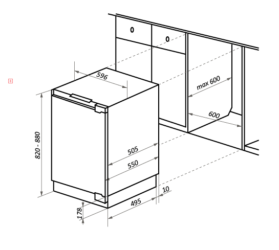 Встраиваемый холодильник Maunfeld MBF88SW купить с доставкой по Москве и Московской области в интернет-магазине АваТехно