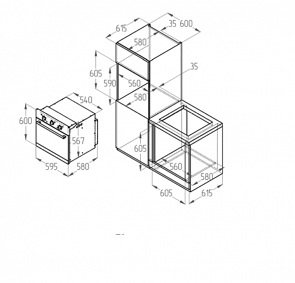 Духовой шкаф ZIGMUND & SHTAIN en 212.722 s купить с доставкой по Москве и Московской области в интернет-магазине АваТехно
