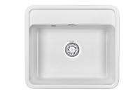 Кухонная мойка GRANULA ST-5601 белый