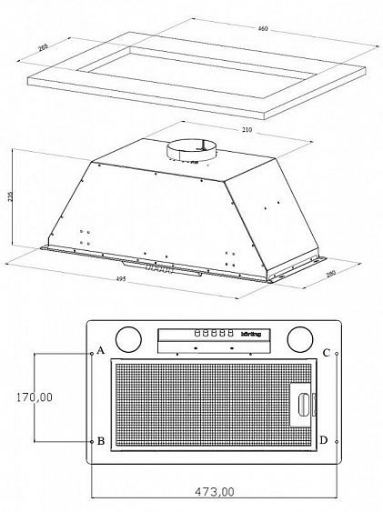 Вытяжка KORTING KHI 6631 RN купить с доставкой по Москве и Московской области в интернет-магазине АваТехно