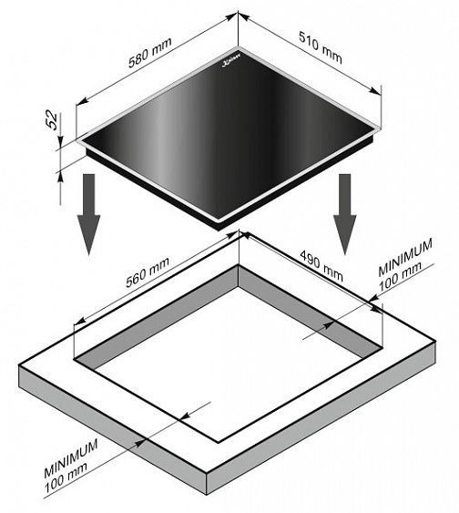 Поверхность KAISER kcg 6922 g купить с доставкой по Москве и Московской области в интернет-магазине АваТехно