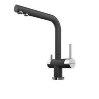 Смеситель OMOIKIRI  nagano-bl латунь/черный/хром 4994047