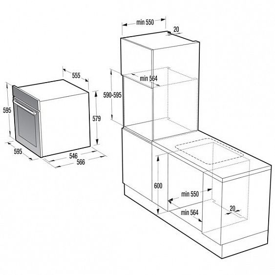 Духовой шкаф GORENJE BOP747ST купить с доставкой по Москве и Московской области в интернет-магазине АваТехно