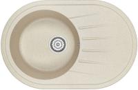 Кухонная мойка GRANULA ST-7601 бежевый