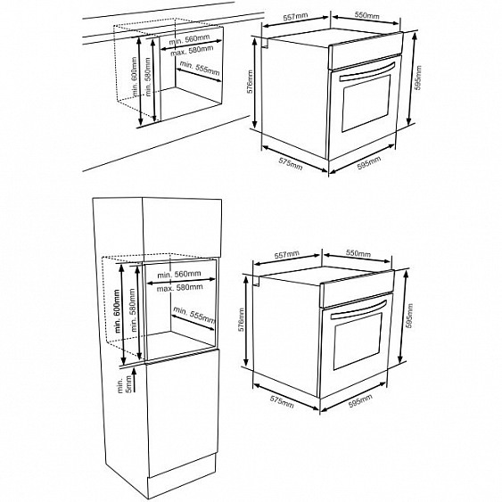 Духовой шкаф ZIGMUND & SHTAIN en 108.911 s купить с доставкой по Москве и Московской области в интернет-магазине АваТехно