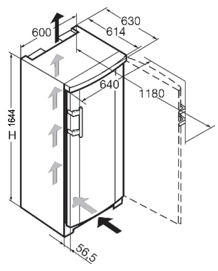 Морозильник LIEBHERR GNP 2756 купить с доставкой по Москве и Московской области в интернет-магазине АваТехно