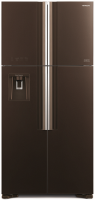 Холодильник HITACHI R-W 662 PU7X GBW коричневое стекло