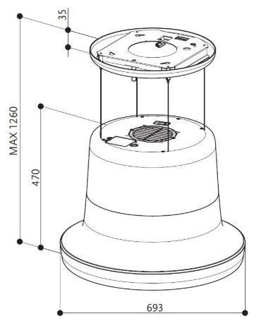 Вытяжка Faber GLOW PLUS WH купить с доставкой по Москве и Московской области в интернет-магазине АваТехно