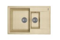 Кухонная мойка FLORTEK Консул 760К бежевый (23.025.D0760.104)