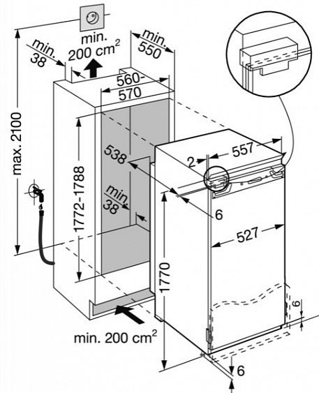 Морозильная камера LIEBHERR sign 3566 RU купить с доставкой по Москве и Московской области в интернет-магазине АваТехно