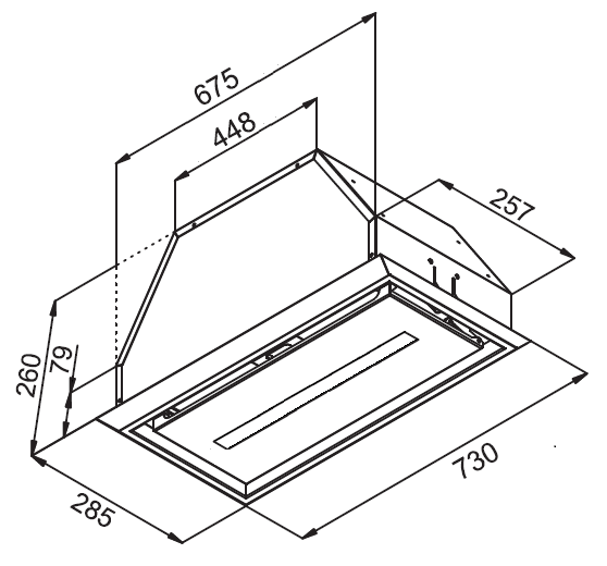 Вытяжка KUPPERSBERG INBOX 73 W купить с доставкой по Москве и Московской области в интернет-магазине АваТехно