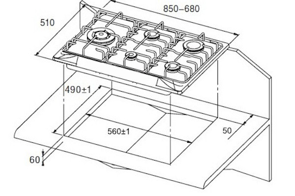 Поверхность KUPPERSBERG fq 9 zg ws купить с доставкой по Москве и Московской области в интернет-магазине АваТехно