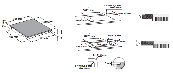 Варочная панель WHIRLPOOL ACM898/BA купить с доставкой по Москве и Московской области в интернет-магазине АваТехно