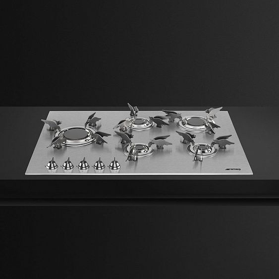 Газовая варочная панель Smeg PXL675L купить с доставкой по Москве и Московской области в интернет-магазине АваТехно