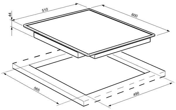 Поверхность SMEG se2664tc2 купить с доставкой по Москве и Московской области в интернет-магазине АваТехно