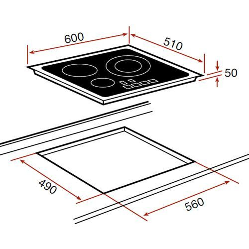 Поверхность TEKA IRS 631 WHITE (10210108) купить с доставкой по Москве и Московской области в интернет-магазине АваТехно