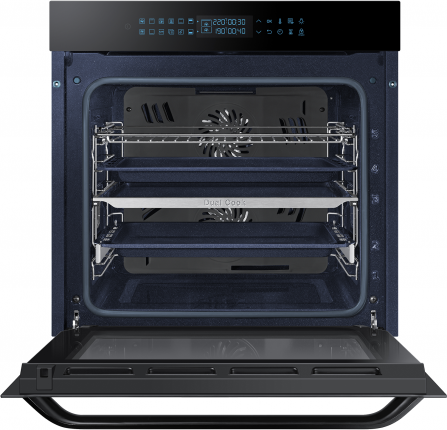 Духовой шкаф Samsung Dual Cook NV75N7546RB черный купить с доставкой по Москве и Московской области в интернет-магазине АваТехно