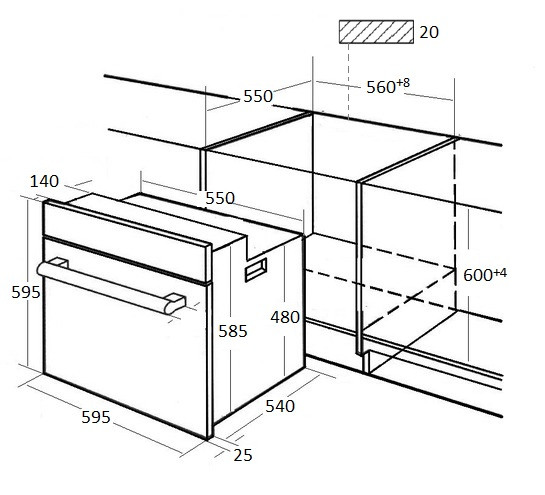 Духовой шкаф KUPPERSBERG SB 691 W купить с доставкой по Москве и Московской области в интернет-магазине АваТехно